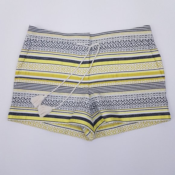 LOFT Pants - ECU - Loft  Riviera Shorts, Yellow, Gray, and Whit